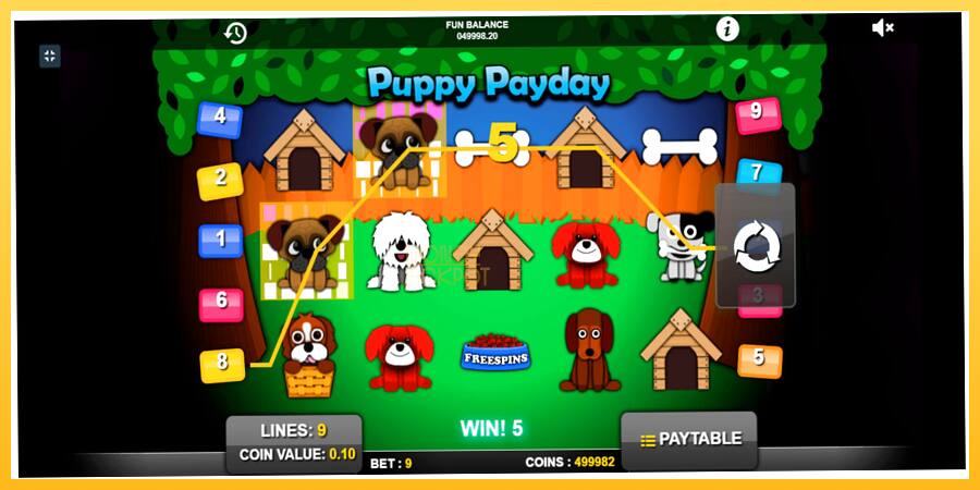 Игровой аппарат Puppy Payday - игра на реальные деньги, картинка 3