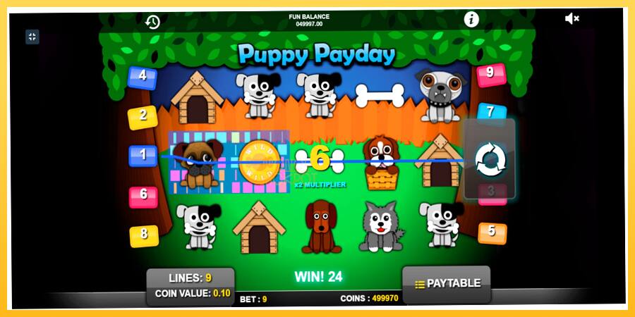 Игровой аппарат Puppy Payday - игра на реальные деньги, картинка 4