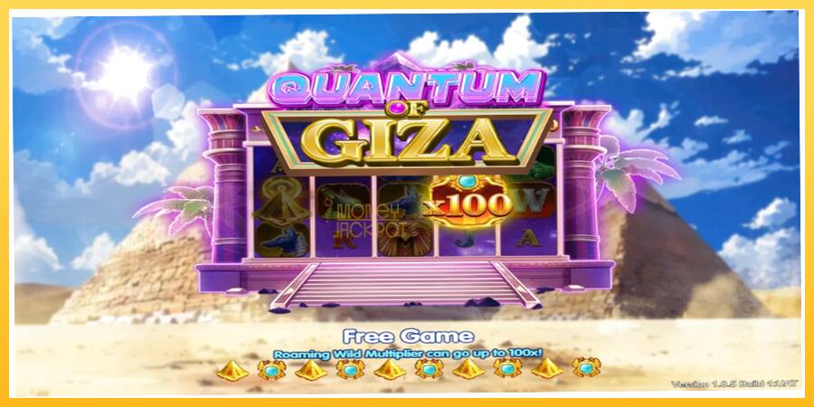 Игровой аппарат Quantum of Giza - игра на реальные деньги, картинка 1