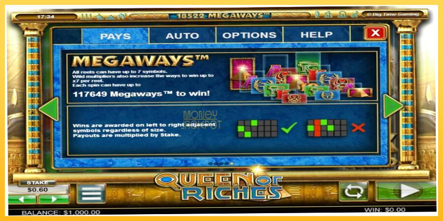 Игровой аппарат Queen of Riches - игра на реальные деньги, картинка 4