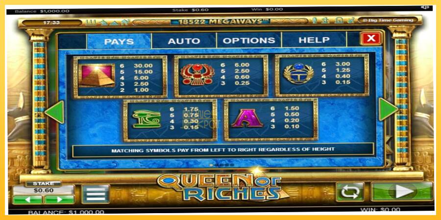 Игровой аппарат Queen of Riches - игра на реальные деньги, картинка 5