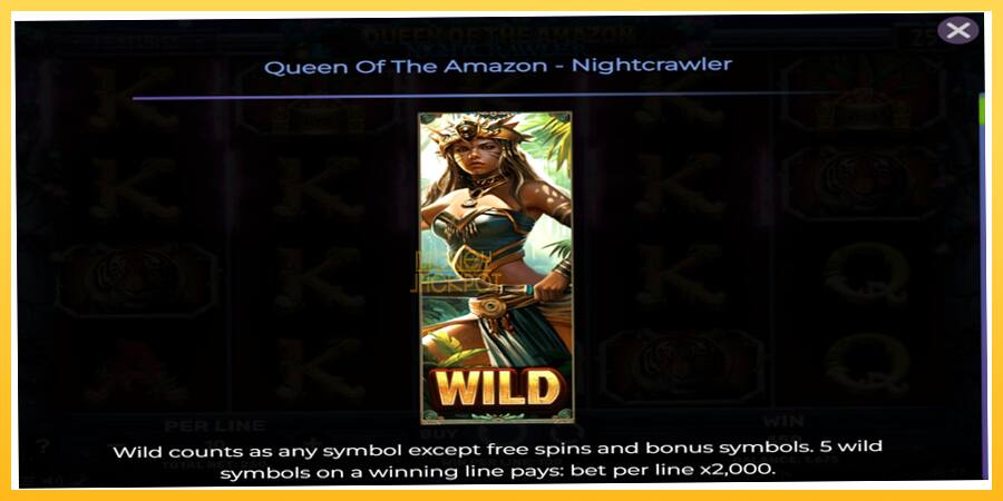 Игровой аппарат Queen of the Amazon - Nightcrawler - игра на реальные деньги, картинка 4