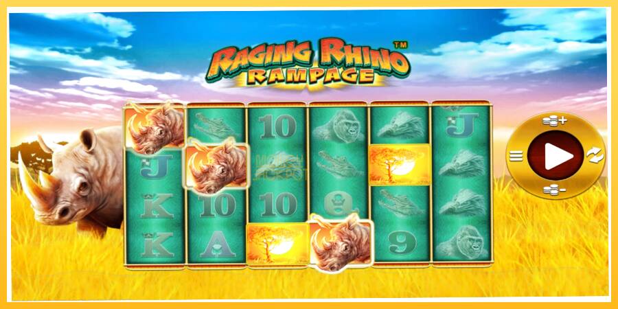 Игровой аппарат Raging Rhino Rampage - игра на реальные деньги, картинка 2