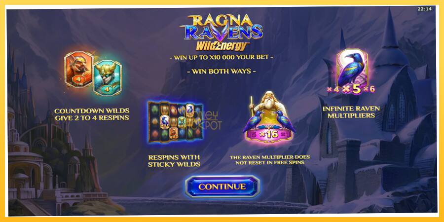 Игровой аппарат RagnaRavens WildEnergy - игра на реальные деньги, картинка 1