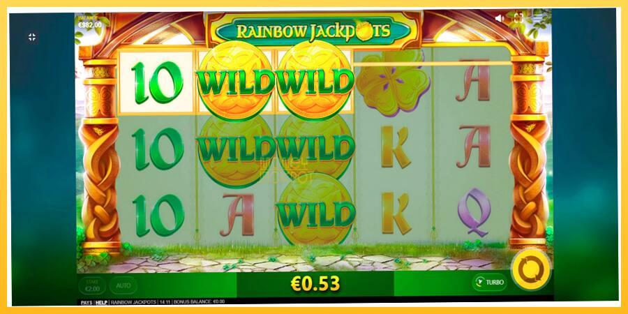 Игровой аппарат Rainbow Jackpots - игра на реальные деньги, картинка 2