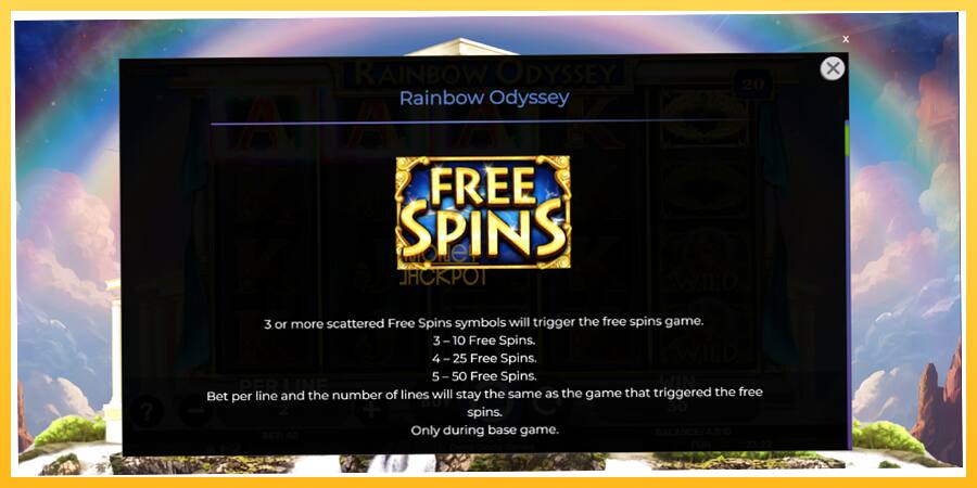 Игровой аппарат Rainbow Odyssey - игра на реальные деньги, картинка 5