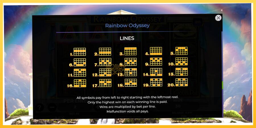 Игровой аппарат Rainbow Odyssey - игра на реальные деньги, картинка 7