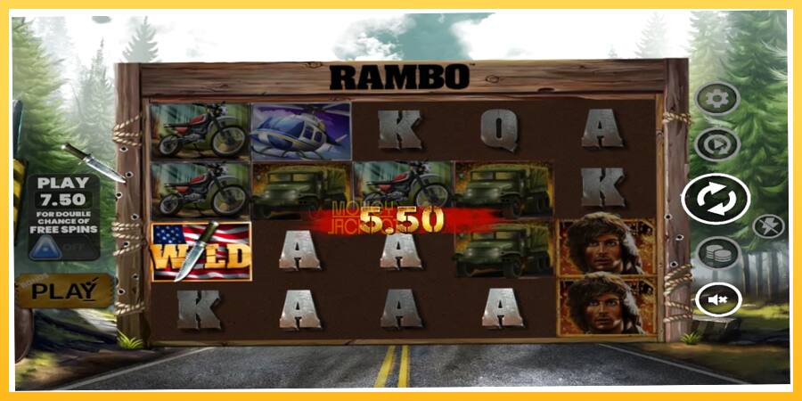 Игровой аппарат Rambo - игра на реальные деньги, картинка 2