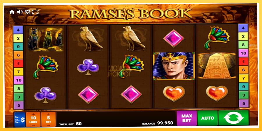 Игровой аппарат Ramses Book - игра на реальные деньги, картинка 1