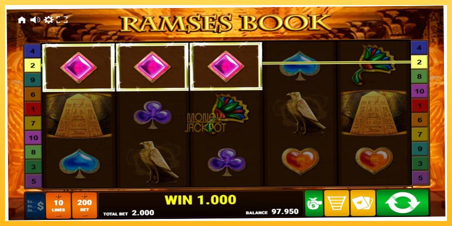 Игровой аппарат Ramses Book - игра на реальные деньги, картинка 2