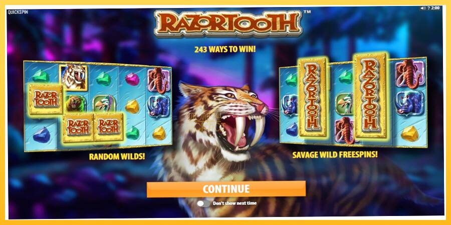 Игровой аппарат Razortooth - игра на реальные деньги, картинка 1