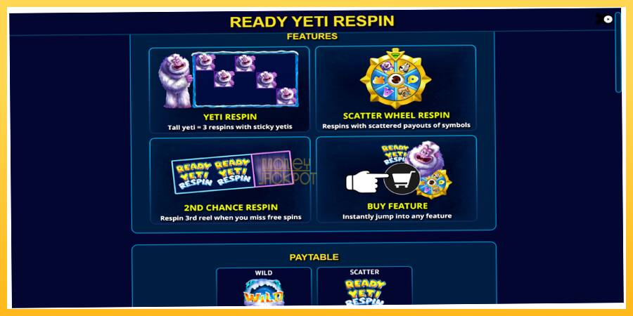 Игровой аппарат Ready Yeti Respin - игра на реальные деньги, картинка 5