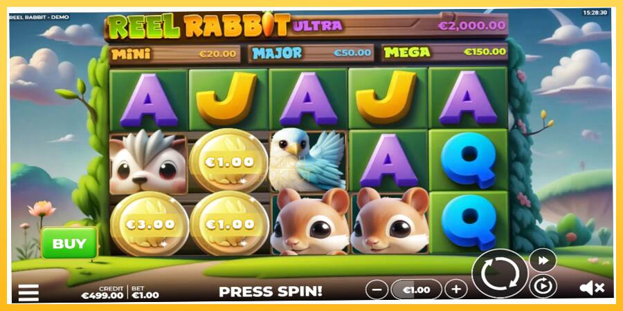 Игровой аппарат Reel Rabbit - игра на реальные деньги, картинка 2