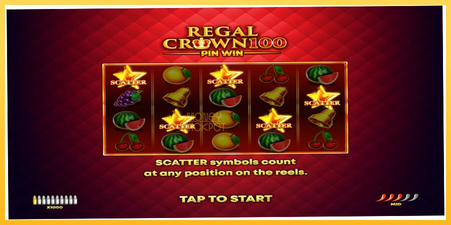 Игровой аппарат Regal Crown 100 - игра на реальные деньги, картинка 1