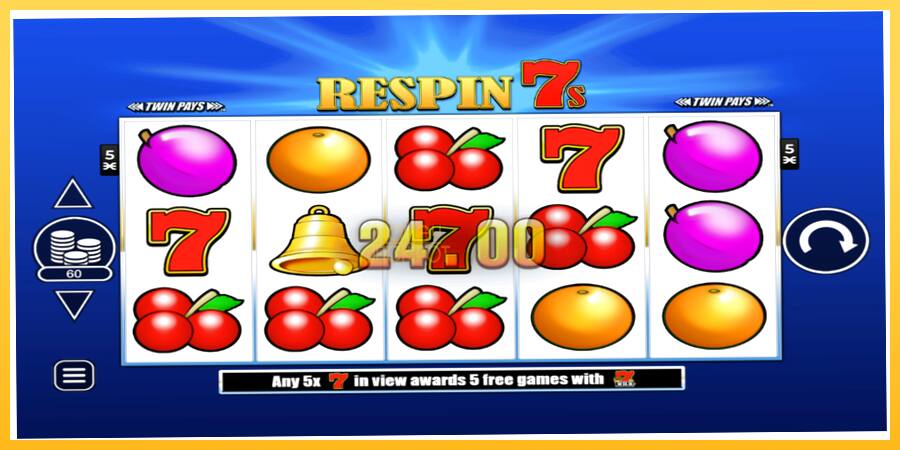 Игровой аппарат Respin 7s - игра на реальные деньги, картинка 3