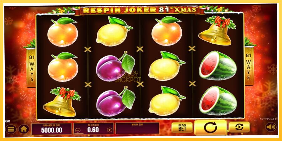 Игровой аппарат Respin Joker 81 Xmas - игра на реальные деньги, картинка 1