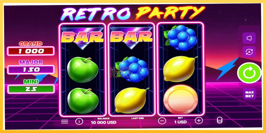 Игровой аппарат Retro Party - игра на реальные деньги, картинка 1