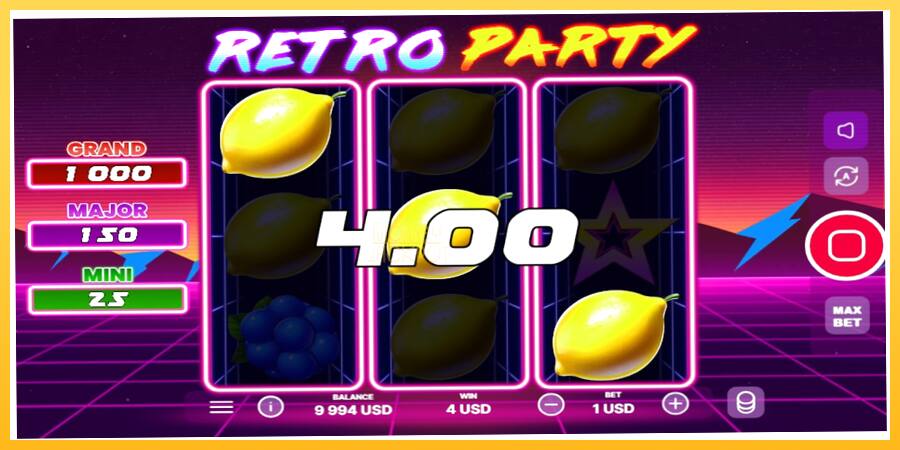 Игровой аппарат Retro Party - игра на реальные деньги, картинка 3