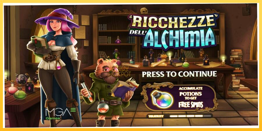 Игровой аппарат Ricchezze dellAlchimia - игра на реальные деньги, картинка 1