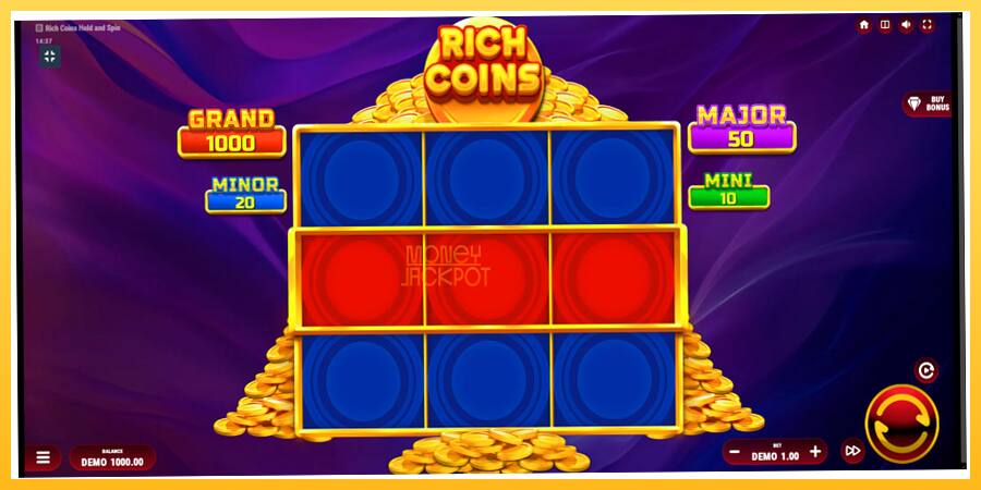 Игровой аппарат Rich Coins Hold and Spin - игра на реальные деньги, картинка 1