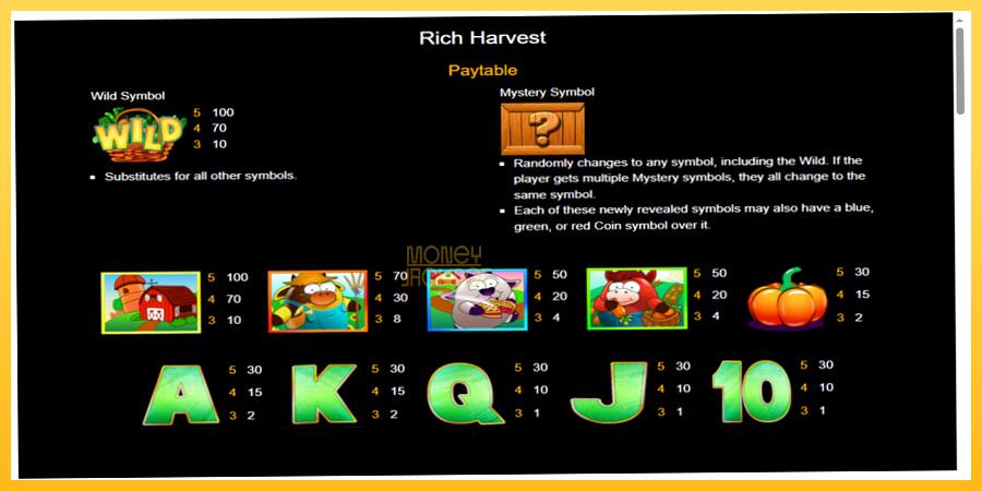 Игровой аппарат Rich Harvest - игра на реальные деньги, картинка 4