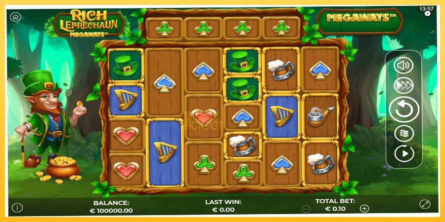 Игровой аппарат Rich Leprechaun Megaways - игра на реальные деньги, картинка 2