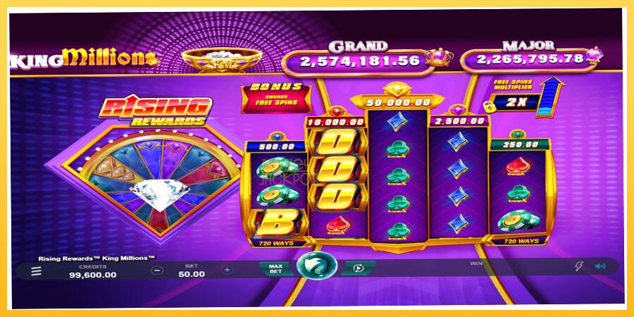 Игровой аппарат Rising Rewards King Millions - игра на реальные деньги, картинка 1