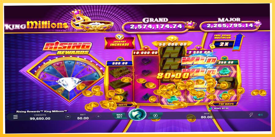 Игровой аппарат Rising Rewards King Millions - игра на реальные деньги, картинка 2