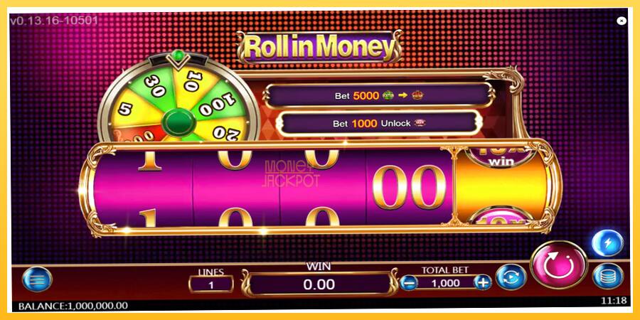 Игровой аппарат Roll in Money - игра на реальные деньги, картинка 2