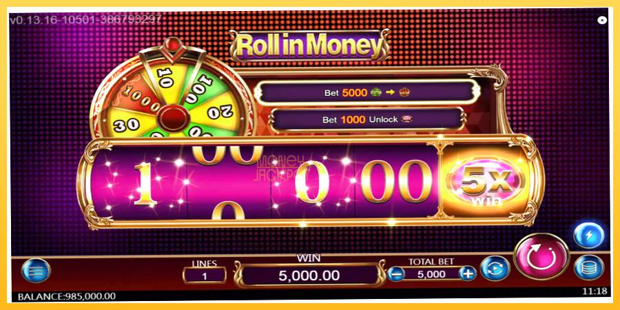 Игровой аппарат Roll in Money - игра на реальные деньги, картинка 3