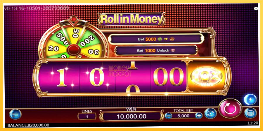 Игровой аппарат Roll in Money - игра на реальные деньги, картинка 4