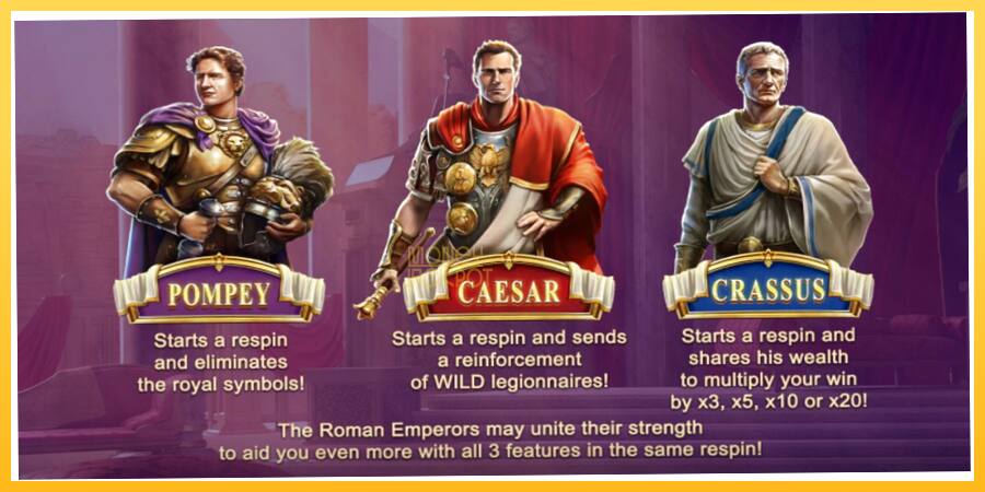 Игровой аппарат Roman Emperors - игра на реальные деньги, картинка 5