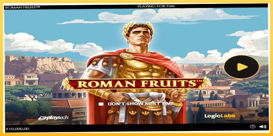 Игровой аппарат Roman Fruits - игра на реальные деньги, картинка 1