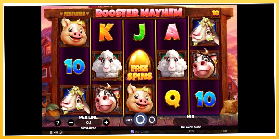 Игровой аппарат Rooster Mayhem - игра на реальные деньги, картинка 2