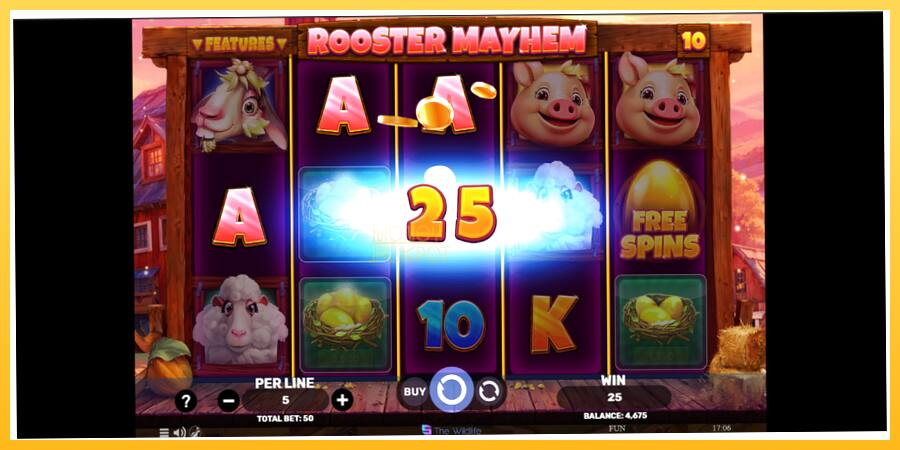 Игровой аппарат Rooster Mayhem - игра на реальные деньги, картинка 3