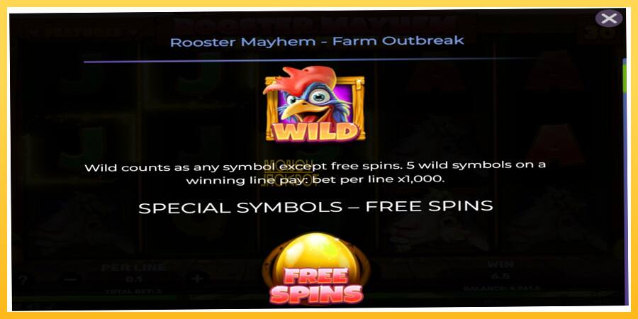 Игровой аппарат Rooster Mayhem Farm Outbreak - игра на реальные деньги, картинка 4