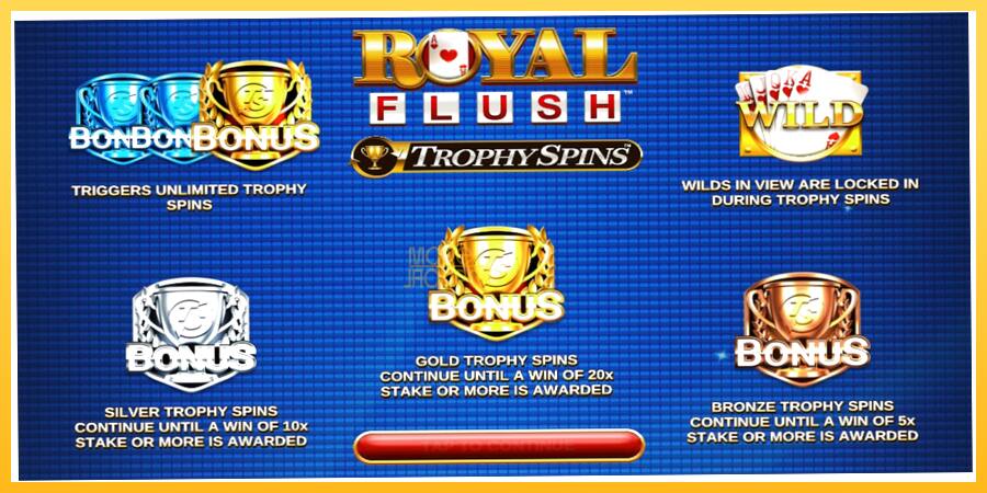 Игровой аппарат Royal Flush Trophy Spins - игра на реальные деньги, картинка 3