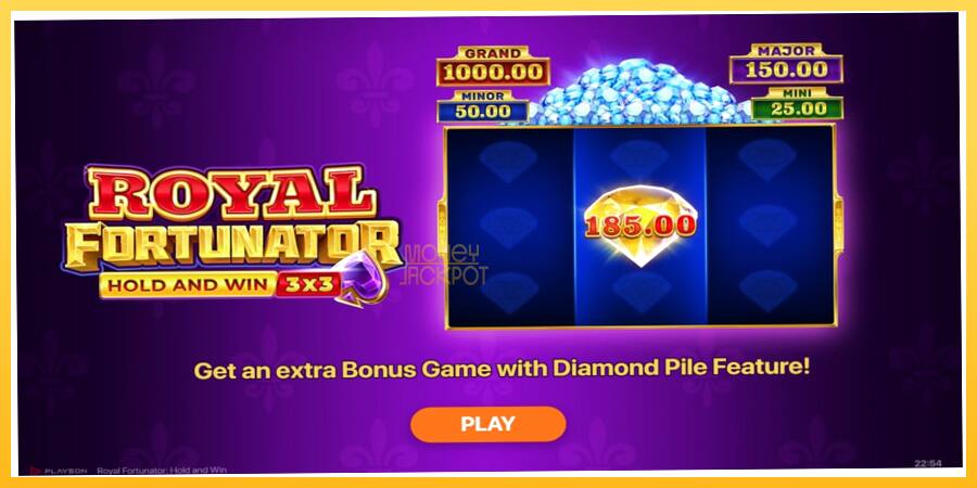 Игровой аппарат Royal Fortunator: Hold and Win - игра на реальные деньги, картинка 1