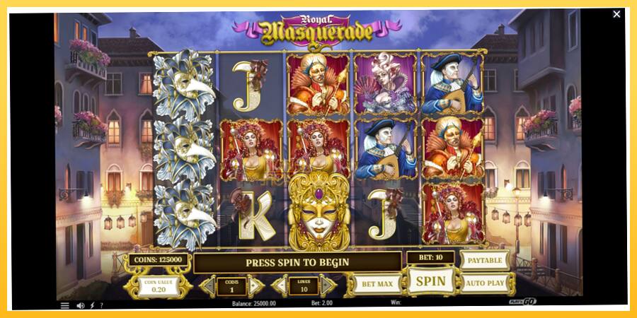 Игровой аппарат Royal Masquerade - игра на реальные деньги, картинка 2