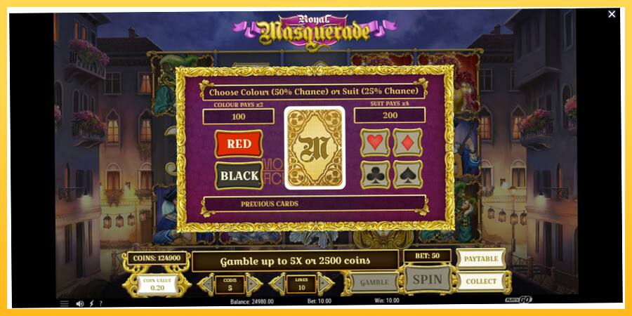 Игровой аппарат Royal Masquerade - игра на реальные деньги, картинка 4