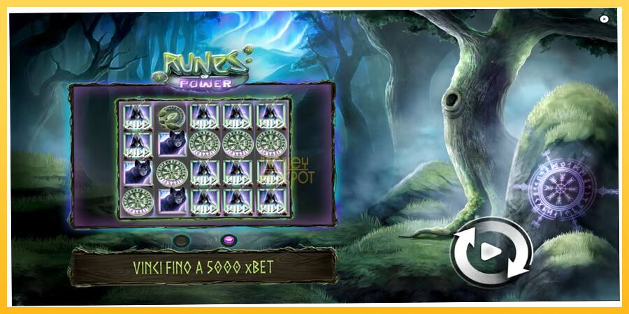 Игровой аппарат Runes of Power - игра на реальные деньги, картинка 1