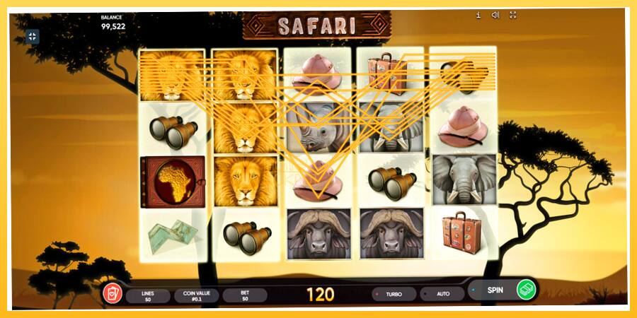 Игровой аппарат Safari - игра на реальные деньги, картинка 4