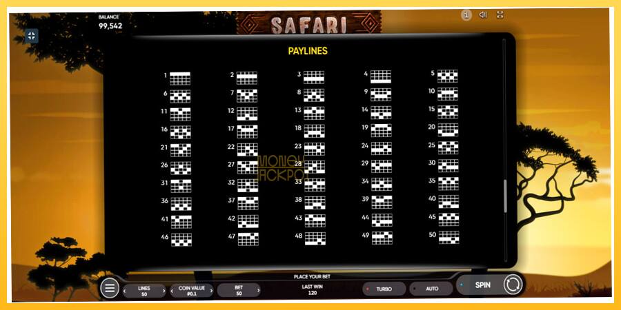 Игровой аппарат Safari - игра на реальные деньги, картинка 7