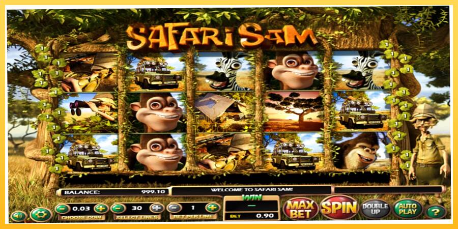 Игровой аппарат Safari Sam - игра на реальные деньги, картинка 2