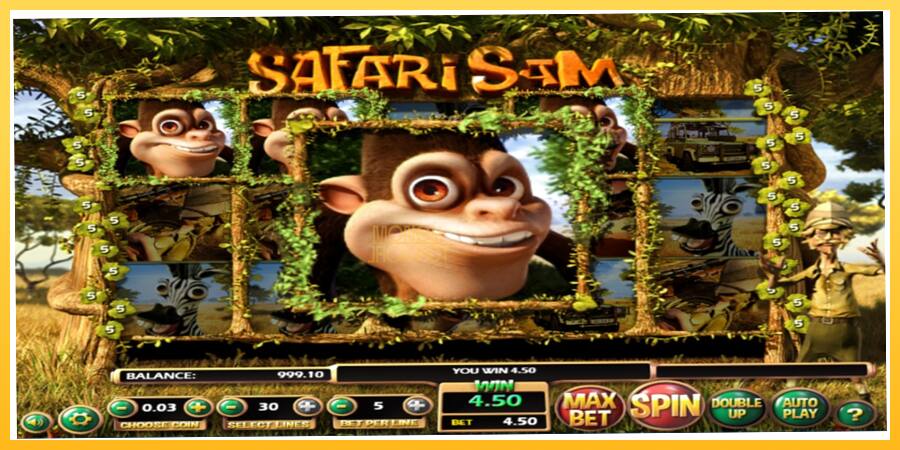 Игровой аппарат Safari Sam - игра на реальные деньги, картинка 3