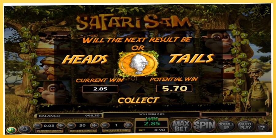 Игровой аппарат Safari Sam - игра на реальные деньги, картинка 4