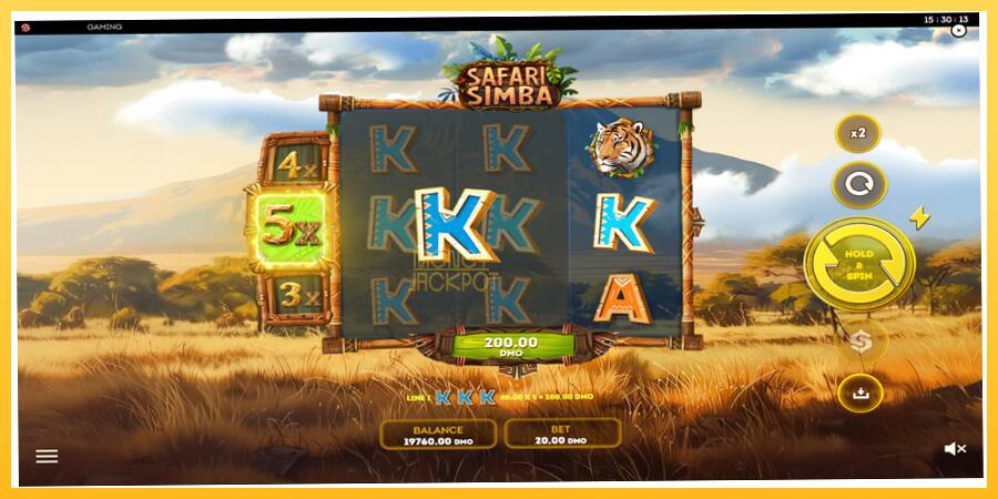 Игровой аппарат Safari Simba - игра на реальные деньги, картинка 3