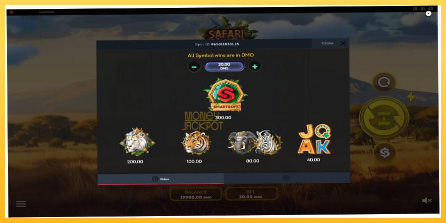 Игровой аппарат Safari Simba - игра на реальные деньги, картинка 6