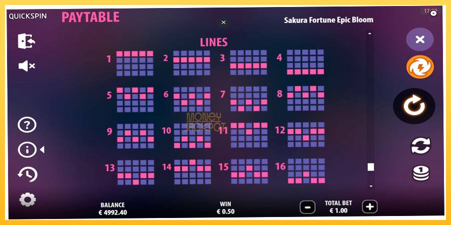 Игровой аппарат Sakura Fortune Epic Bloom - игра на реальные деньги, картинка 7