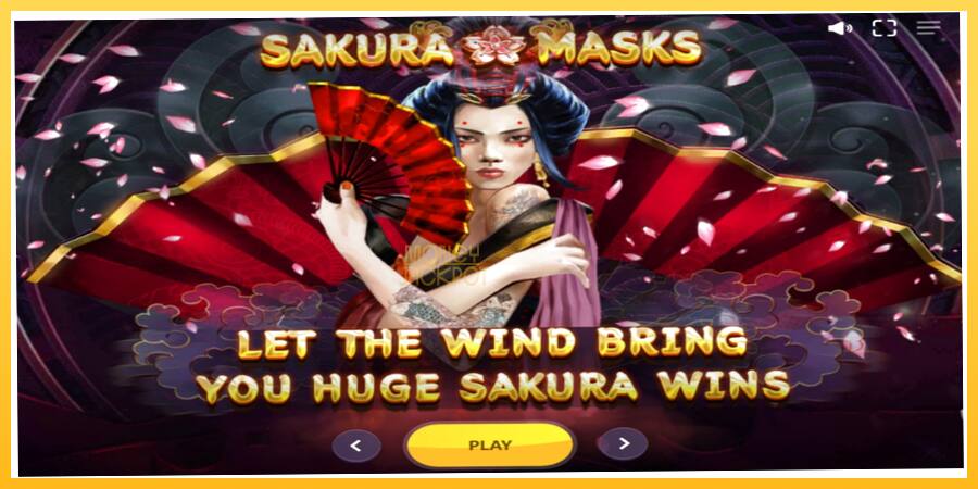 Игровой аппарат Sakura Masks - игра на реальные деньги, картинка 1